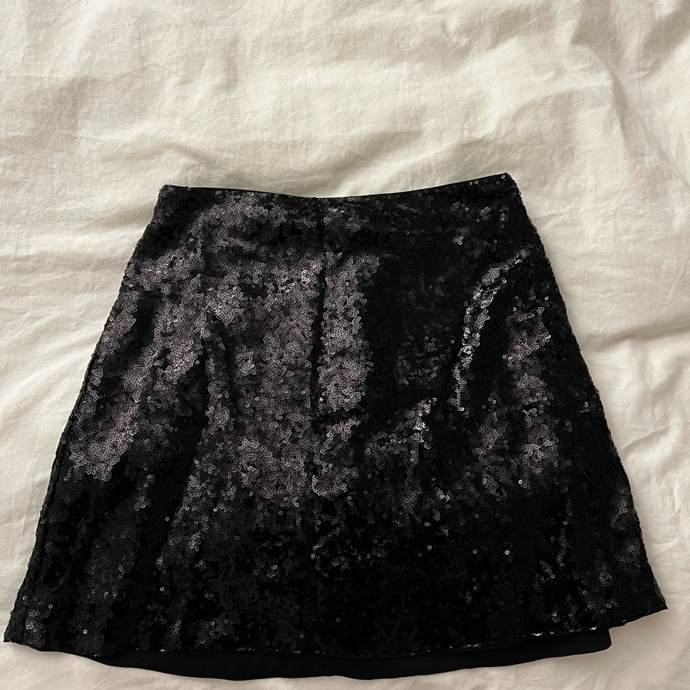 Abercrombie Black Sequin Skirt